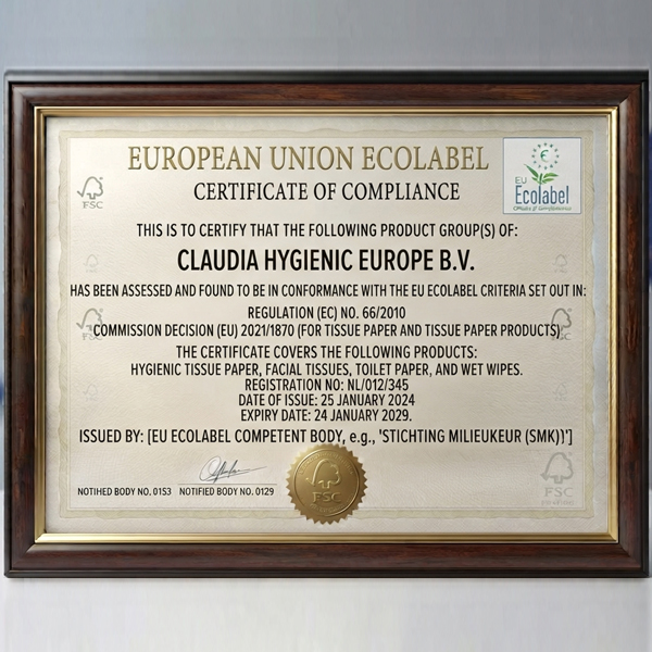 نشان Ecolabel اتحادیه اروپا (EU Ecolabel): برچسب محیط‌زیستی رسمی اروپا که به محصولاتی با کمترین اثر مخرب بر محیط زیست در طول چرخه تولید تا مصرف اعطا می‌شود.